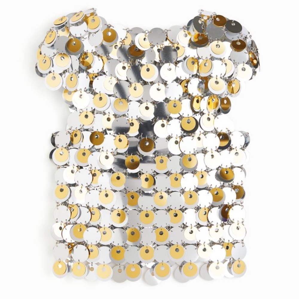 Paco Rabanne x HM sequin top